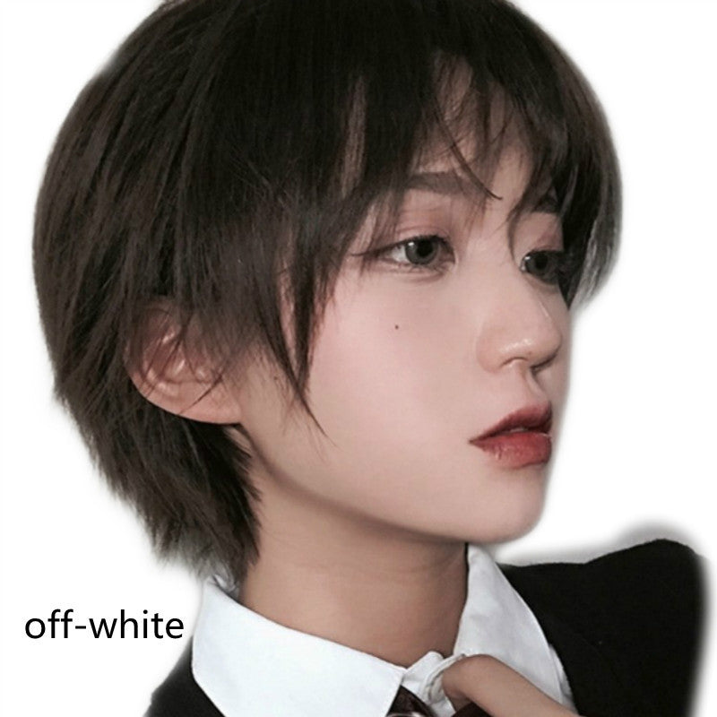 Wigs For Men And Women With Short Hair And Bangs