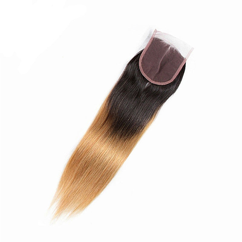 hair 4*4 straight closure lace hair block