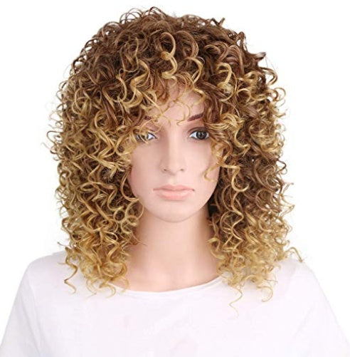 Fashionable chemical short curly hair wig