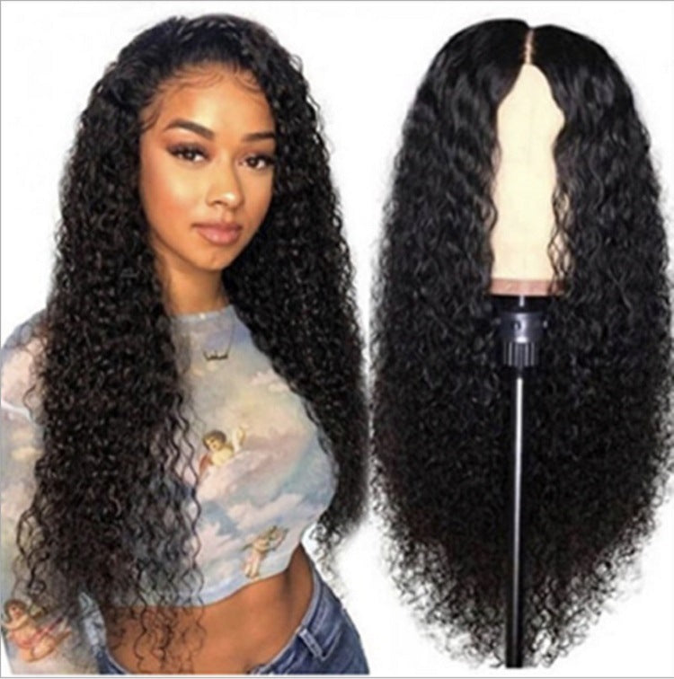 Wave high temperature silk African wig