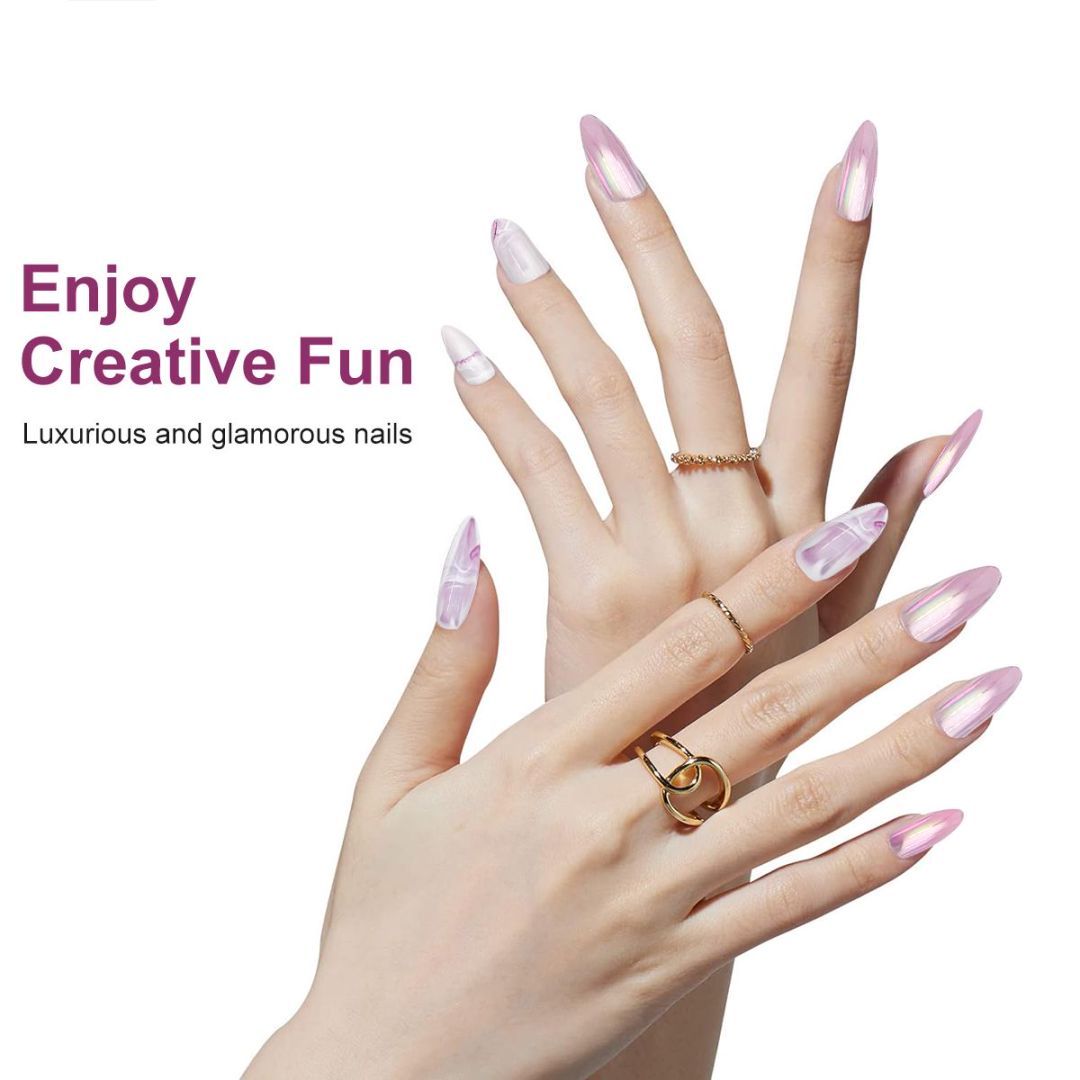 L-1 Plating Printing Nail 24 Pieces