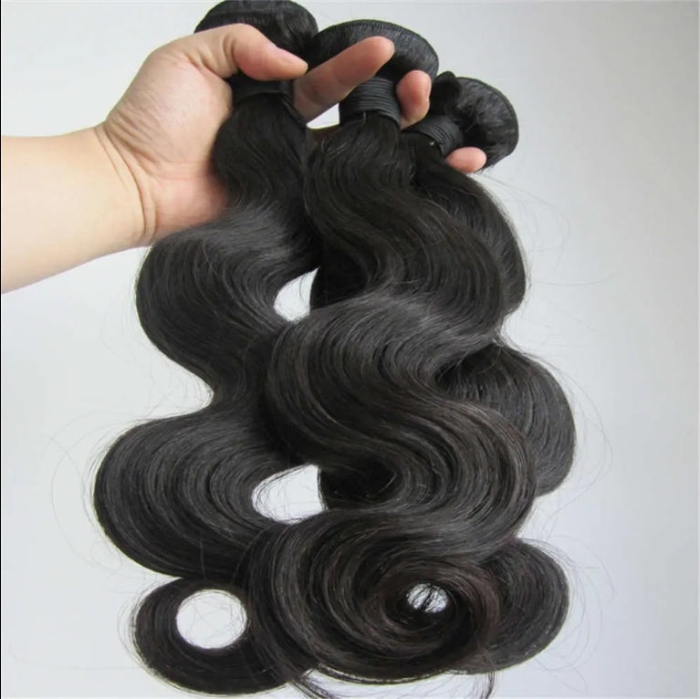 Human Hair Cut From One Donor, Indian Hair Braided Body Waves, Black Women Wholesale Set