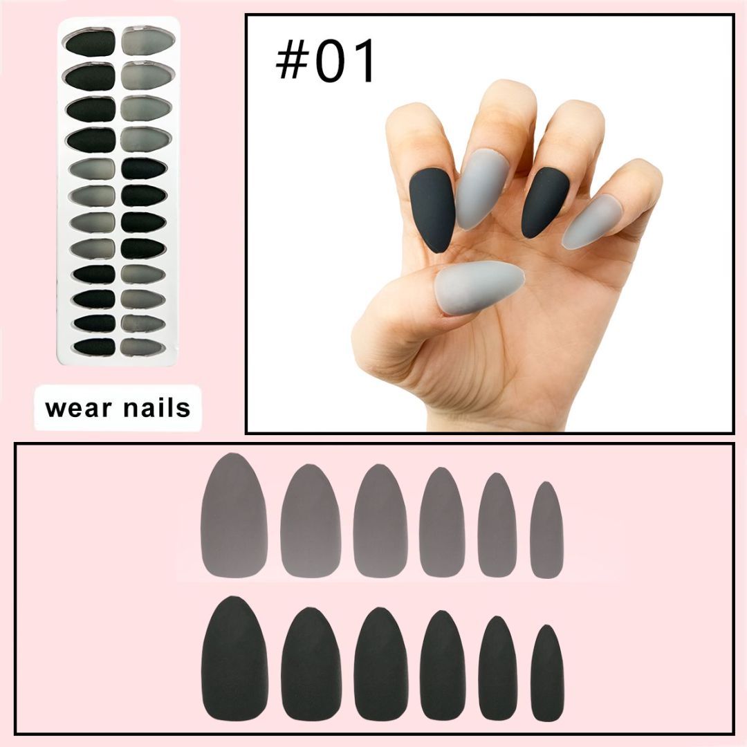 24 Pieces Of L-3 Matte Nails