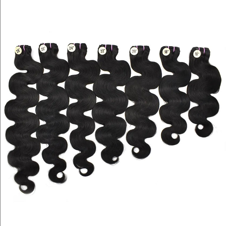 Hot Sale 2025 Brazilian Body Bo Raw Human Hair Extension Affordable Bundle Weave Customizable Factory Direct